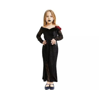 Disfraz de Vampiresa Madre Tenebrosa para niña