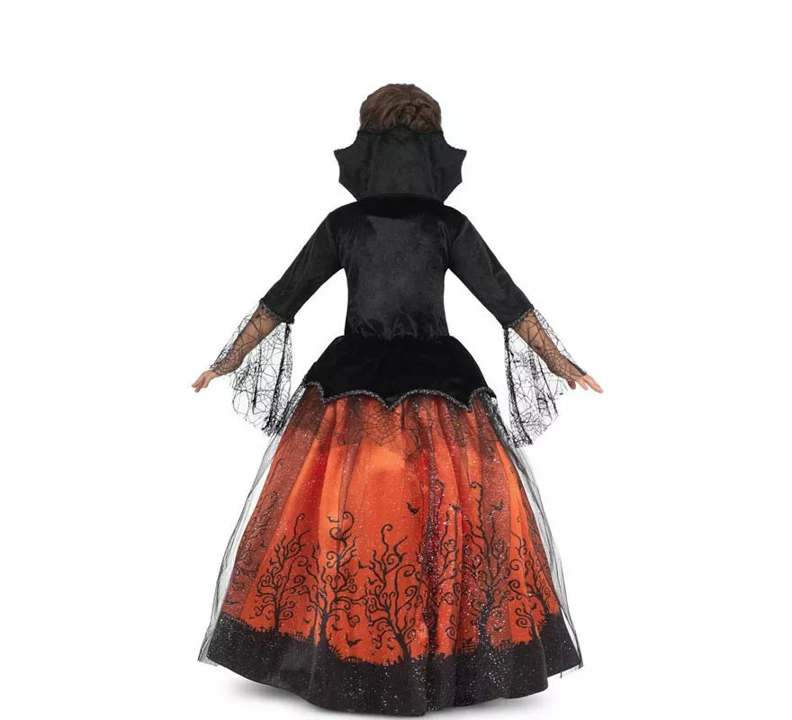 Translation missing: en.Disfraz de Vampiresa Reina de Halloween para niña
