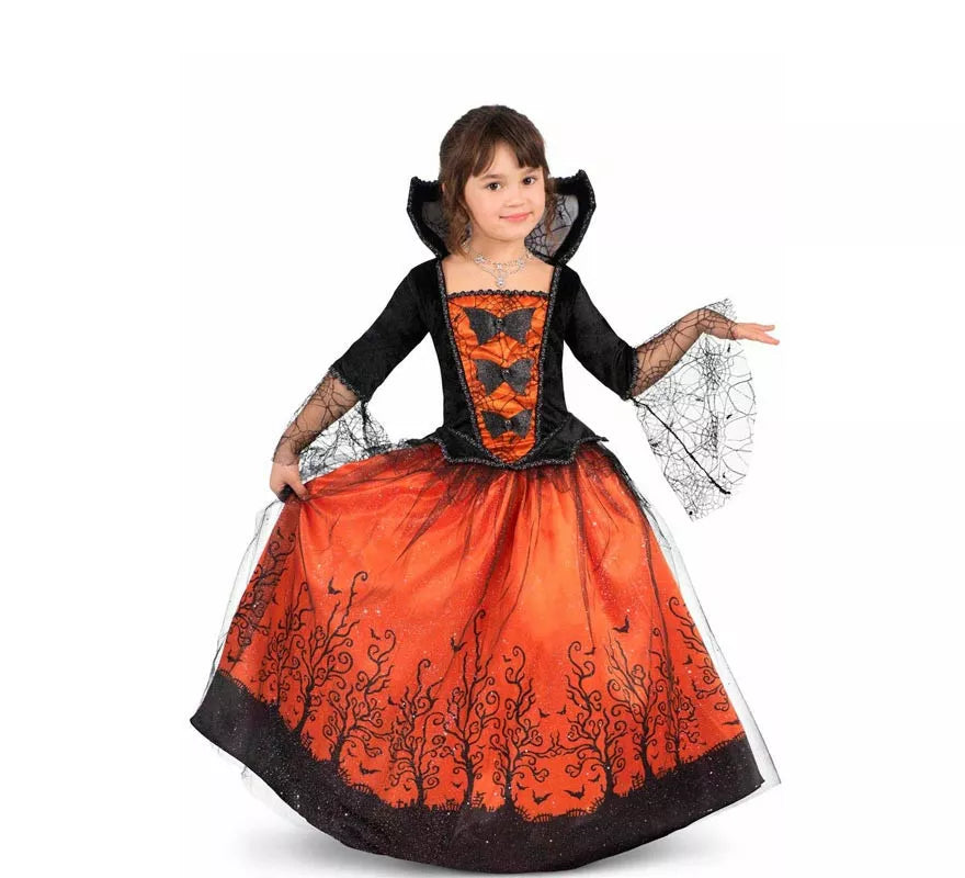 Translation missing: en.Disfraz de Vampiresa Reina de Halloween para niña