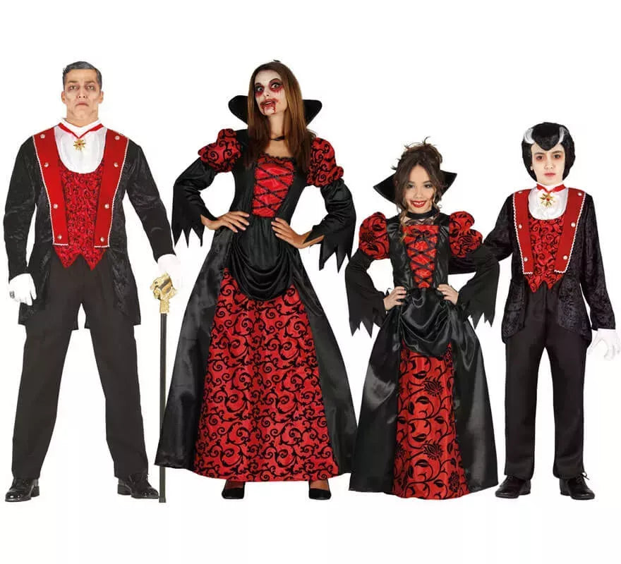 Disfraz de Vampiresa Roja para mujer