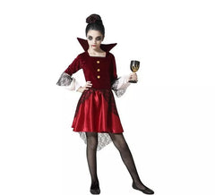 Red Vampire Costume for Girl