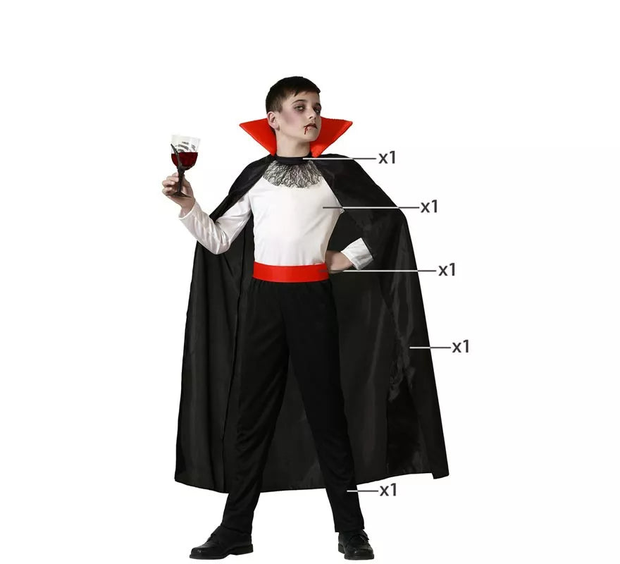 Translation missing: en.Disfraz de Vampiro Clásico para niño