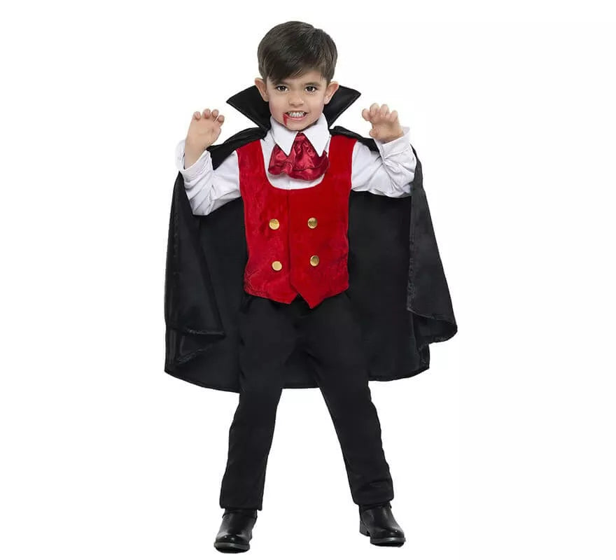 Translation missing: en.Disfraz de Vampiro con capa para niño