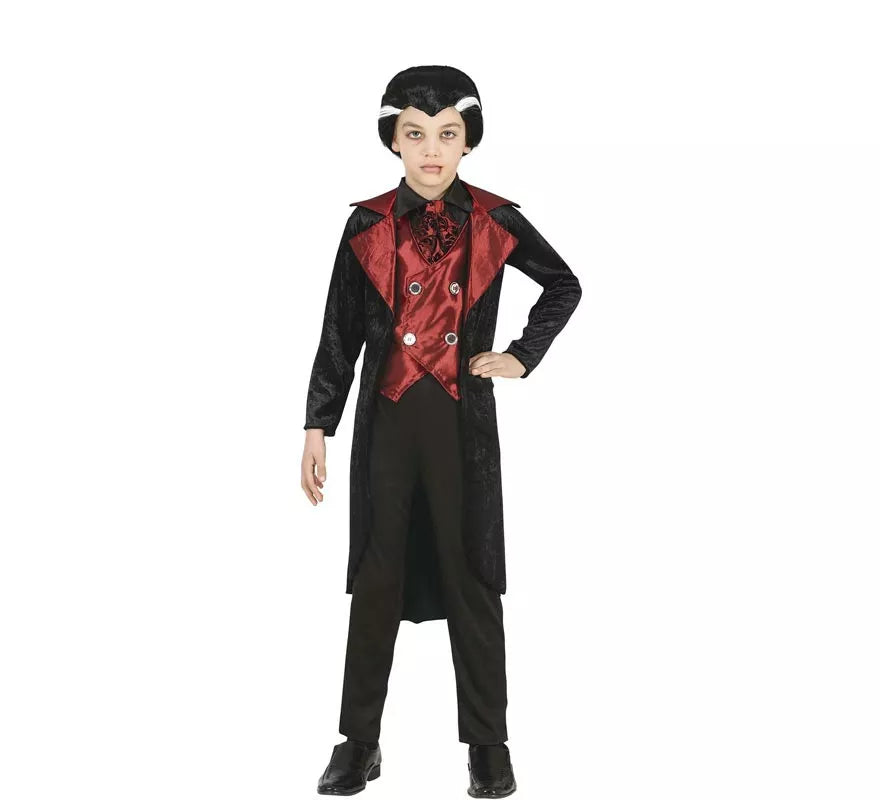 Disfraz de Vampiro Elegante con chaleco para niño