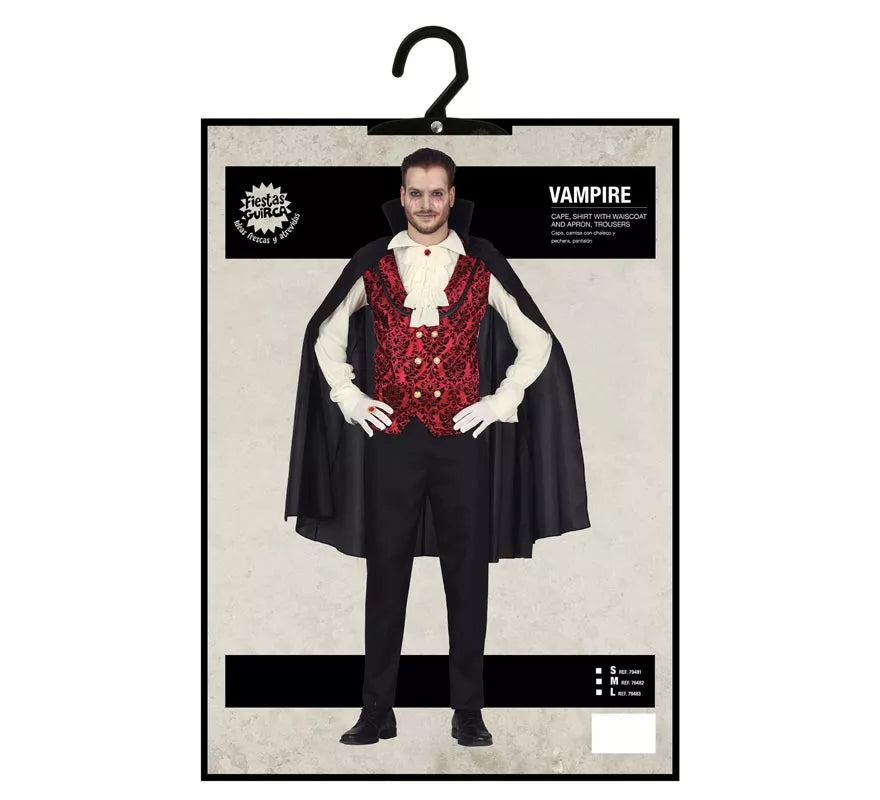 Disfraz de Vampiro Elegante para hombre