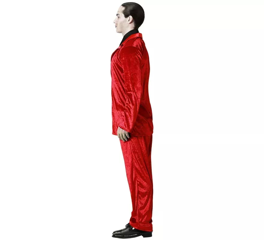 Translation missing: en.Disfraz de Vampiro Elegante Rojo para hombre