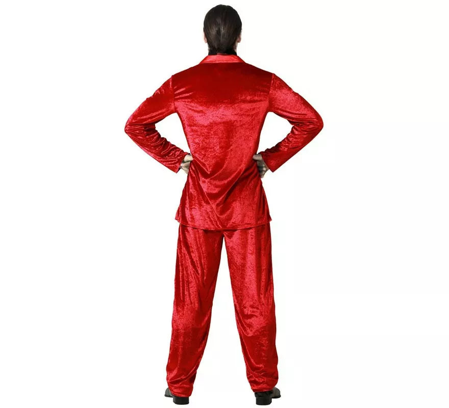Translation missing: en.Disfraz de Vampiro Elegante Rojo para hombre