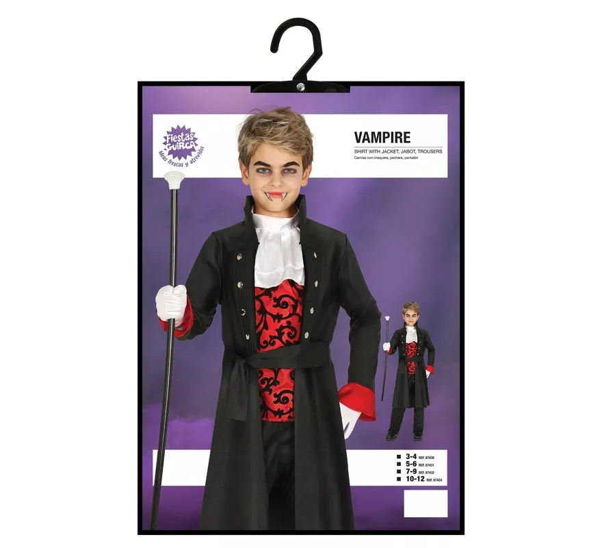 Translation missing: en.Disfraz de Vampiro Gótico para niño