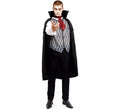 Disfraz de Vampiro Negro para hombre