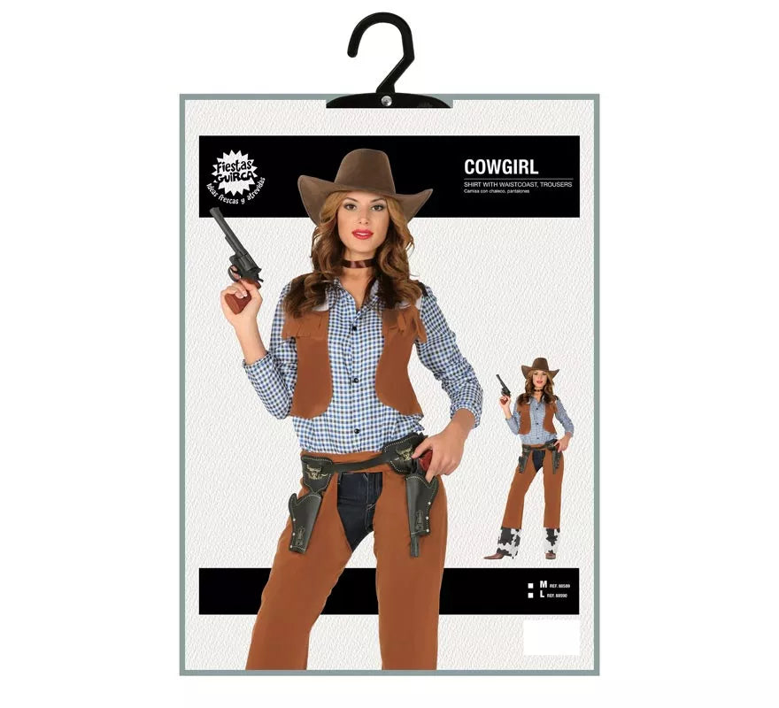 Translation missing: en.Disfraz de Vaquera con Chaleco para mujer