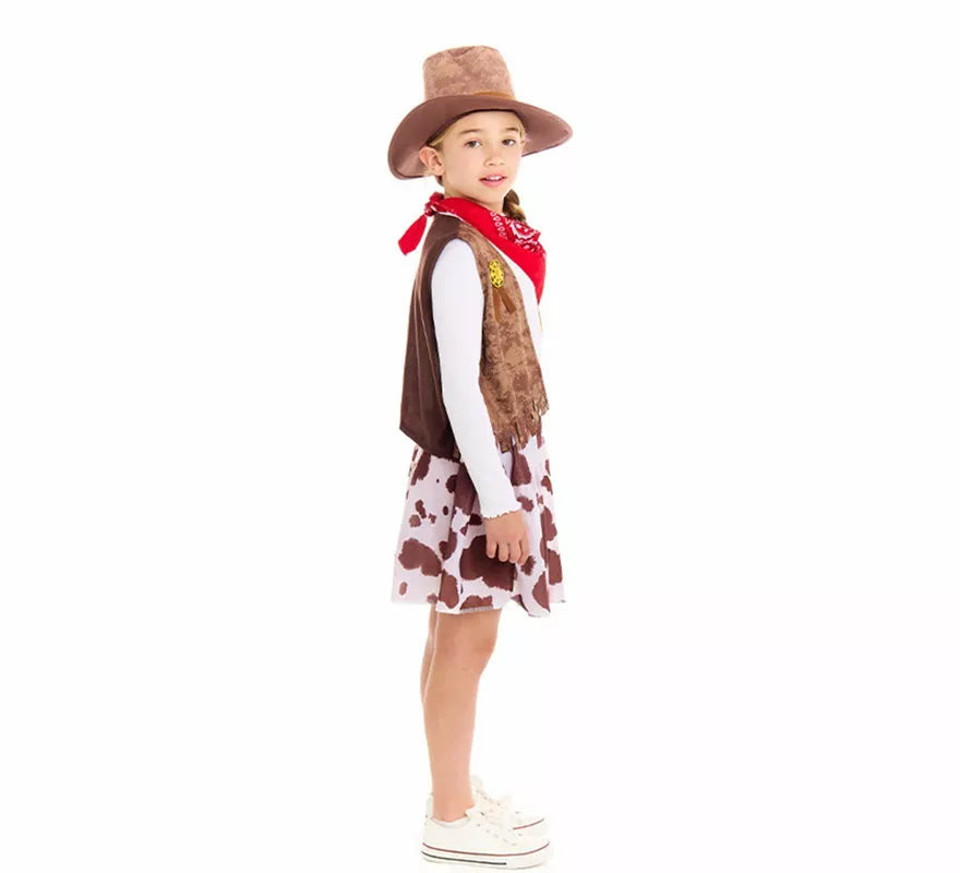 Disfraz de Vaquera Oeste para niña
