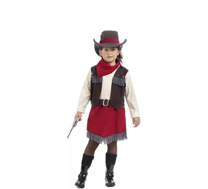 Disfraz de Vaquera Velma para niña