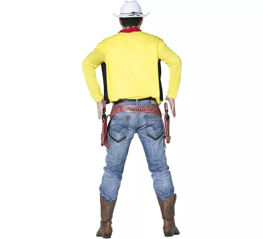 Disfraz de Vaquero amarillo para hombre