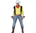 Disfraz de Vaquero amarillo para hombre
