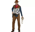 Disfraz de Vaquero Clásico con chaleco para hombre