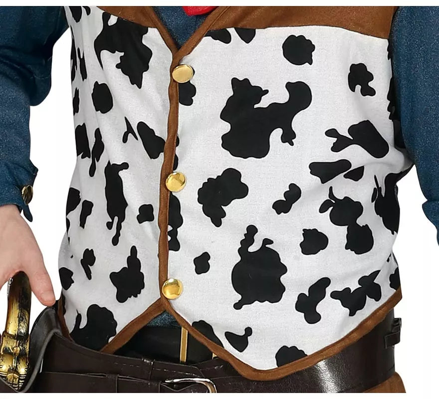 Disfraz de Vaquero Clásico con chaleco para hombre