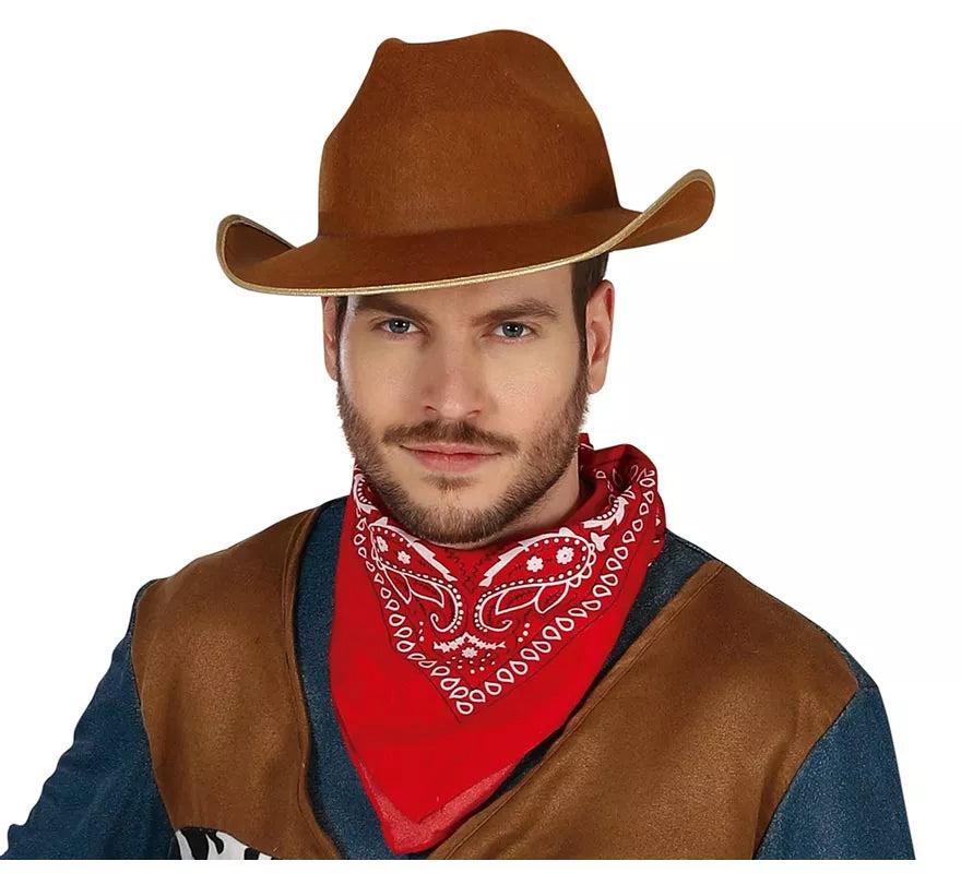 Disfraz de Vaquero Clásico con chaleco para hombre