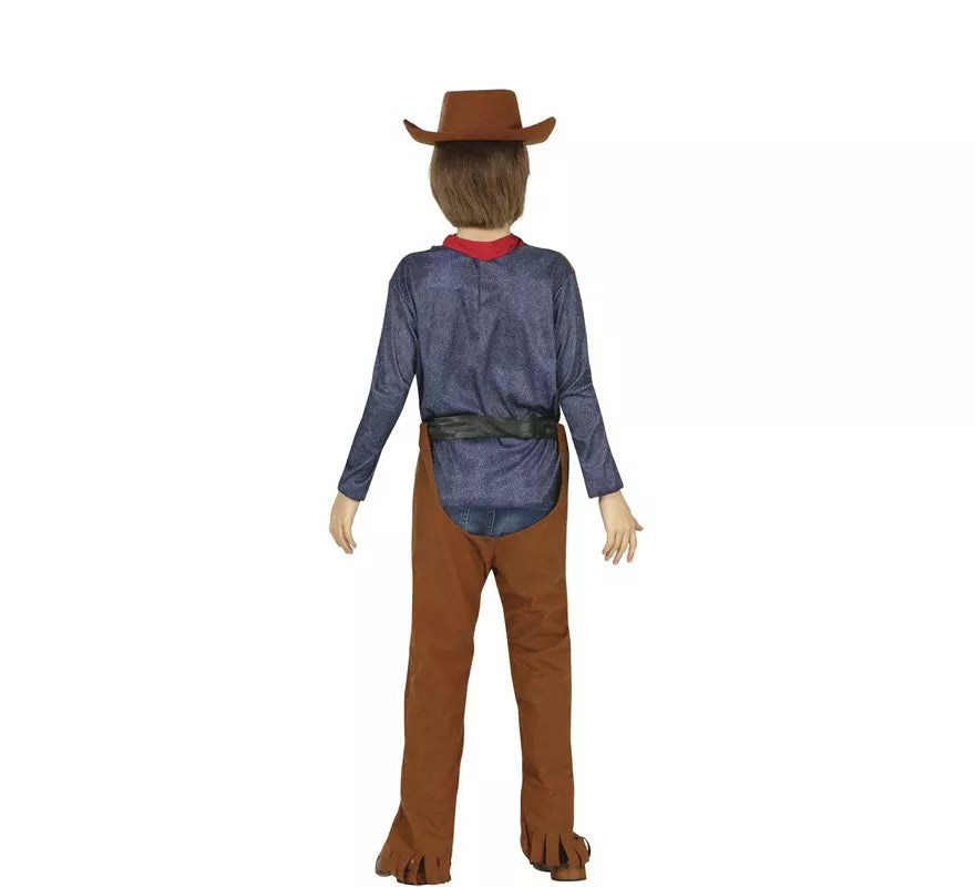 Translation missing: en.Disfraz de Vaquero Clásico con chaleco para niño