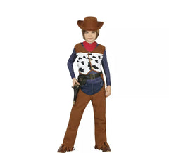 Classic Cowboy Costume with Vest for Boys