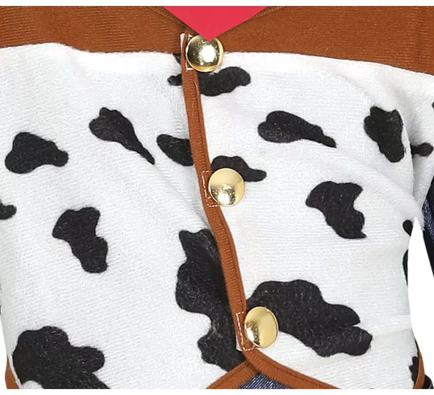 Disfraz de Vaquero Clásico con chaleco para niño