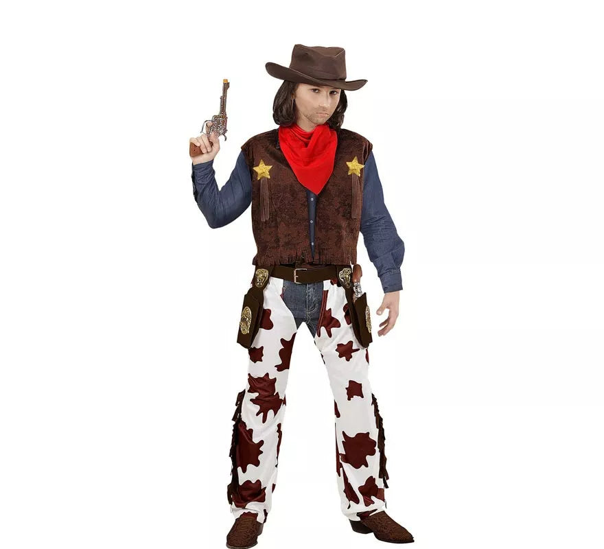 Disfraz de Vaquero con bandana para niño y adolescente