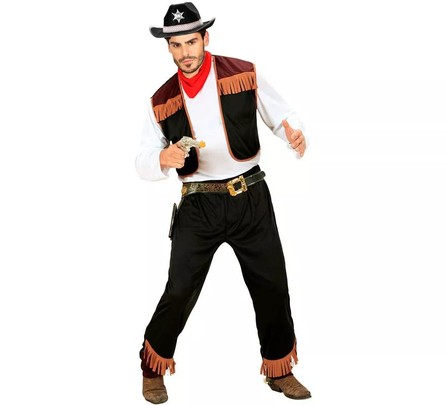 Disfraz de Vaquero con Chaleco para hombre