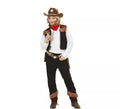 Disfraz de Vaquero con Chaleco para niño y adolescentes