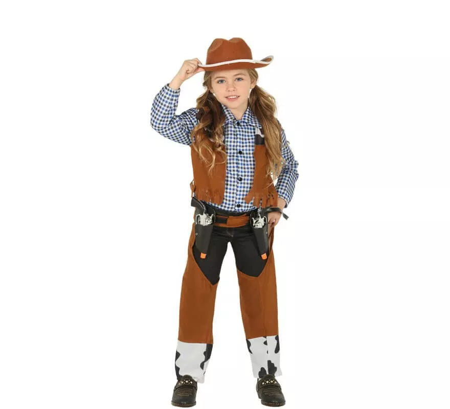 Disfraz de Vaquero con Chaleco para niños