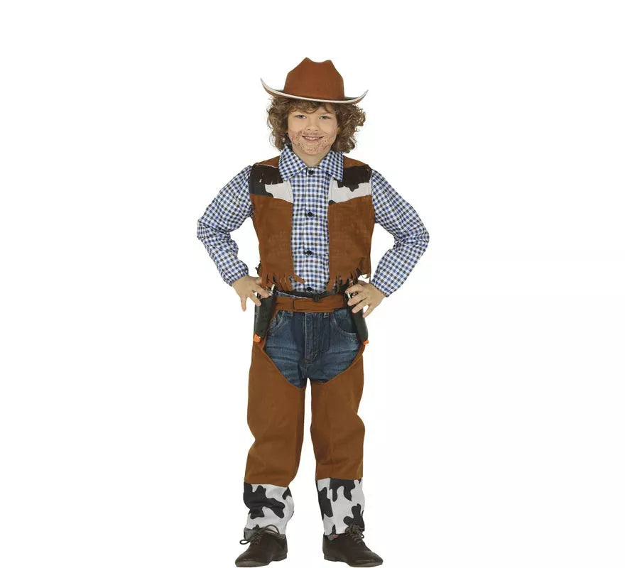 Translation missing: en.Disfraz de Vaquero con Chaleco para niños