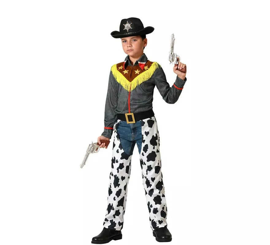 Translation missing: en.Disfraz de Vaquero con flecos para niños