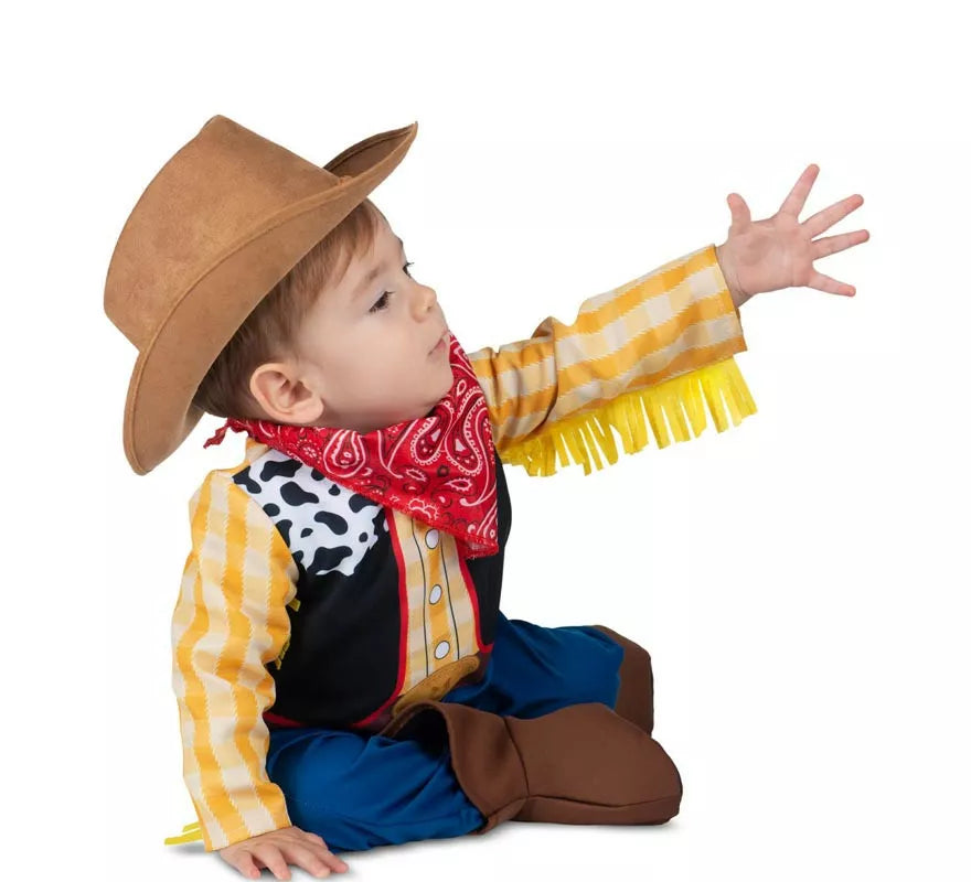 Disfraz de Vaquero con sombrero para bebé y niño