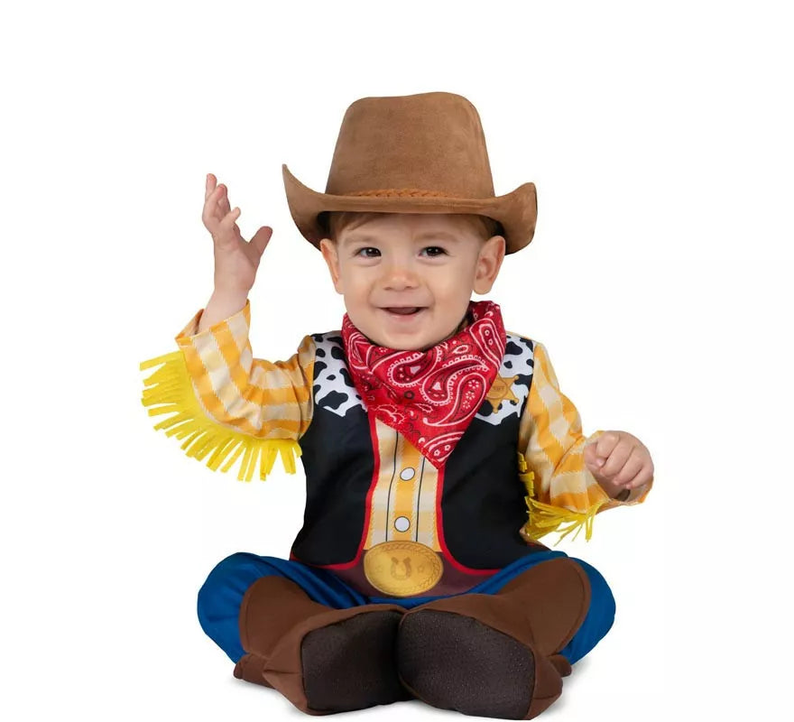 Disfraz de Vaquero con sombrero para bebé y niño