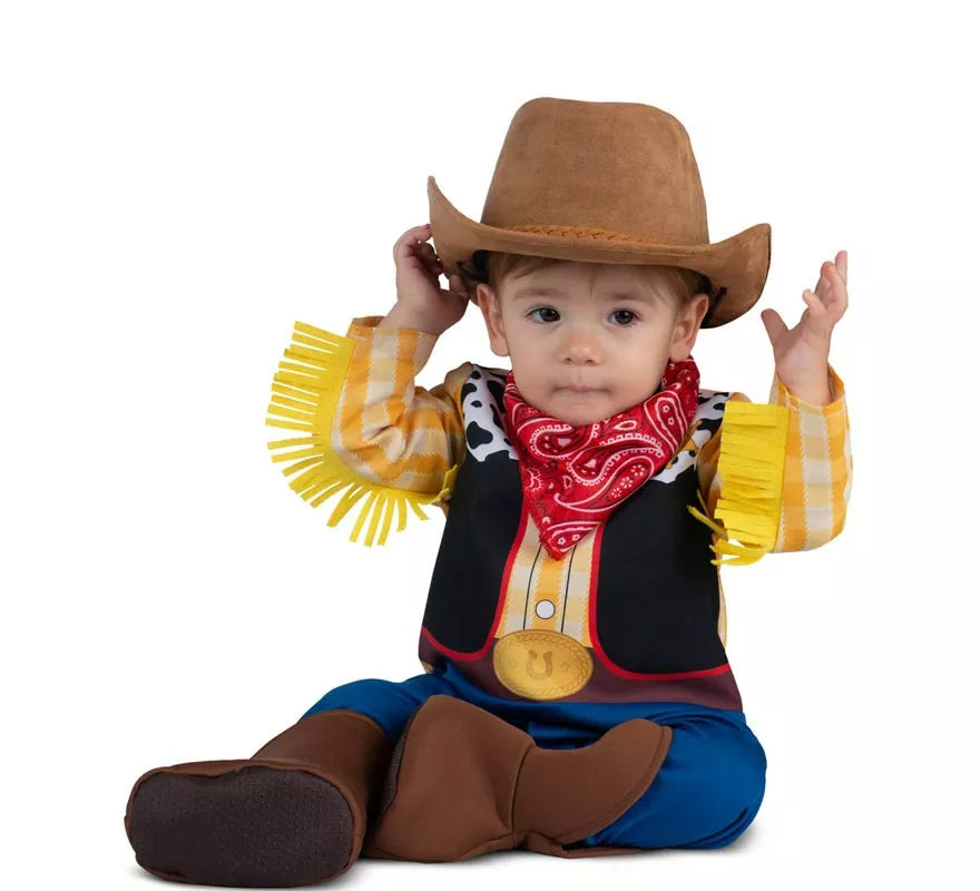 Translation missing: en.Disfraz de Vaquero con sombrero para bebé y niño
