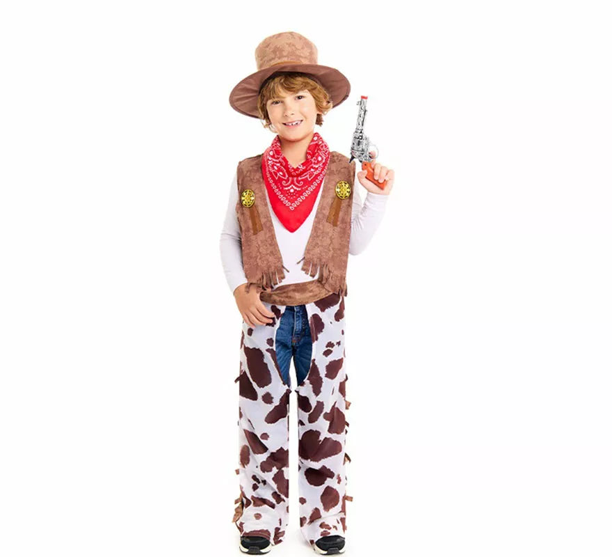 Disfraz de Vaquero Oeste con Zahones para niño