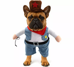 Cowboy costume for dog