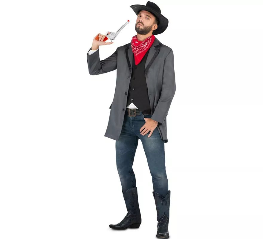 Translation missing: en.Disfraz de Vaquero Pistolero rebelde para hombre