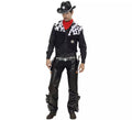 Disfraz de Vaquero Rodeo negro para hombre