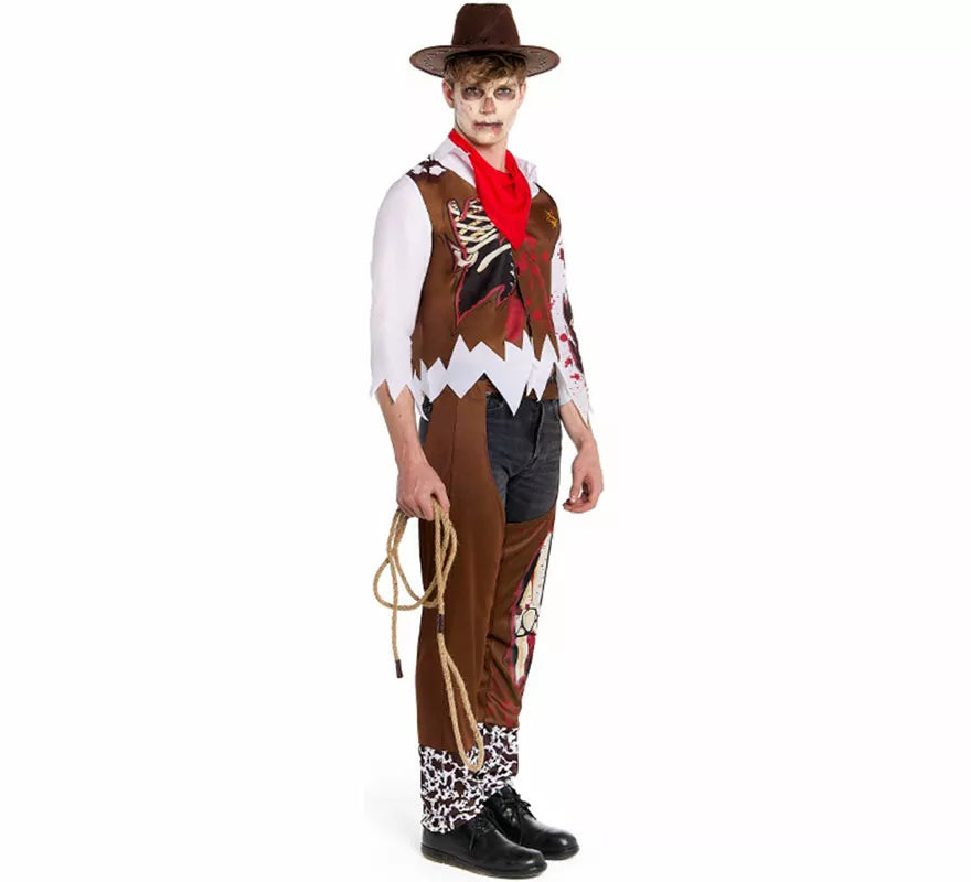 Disfraz de Vaquero Zombie para hombre