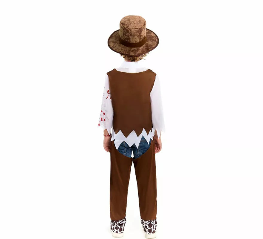 Disfraz de Vaquero Zombie para niño