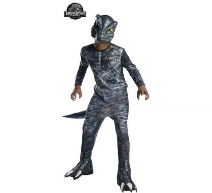 Disfraz de Velociraptor Clásico de Jurassic World para niño