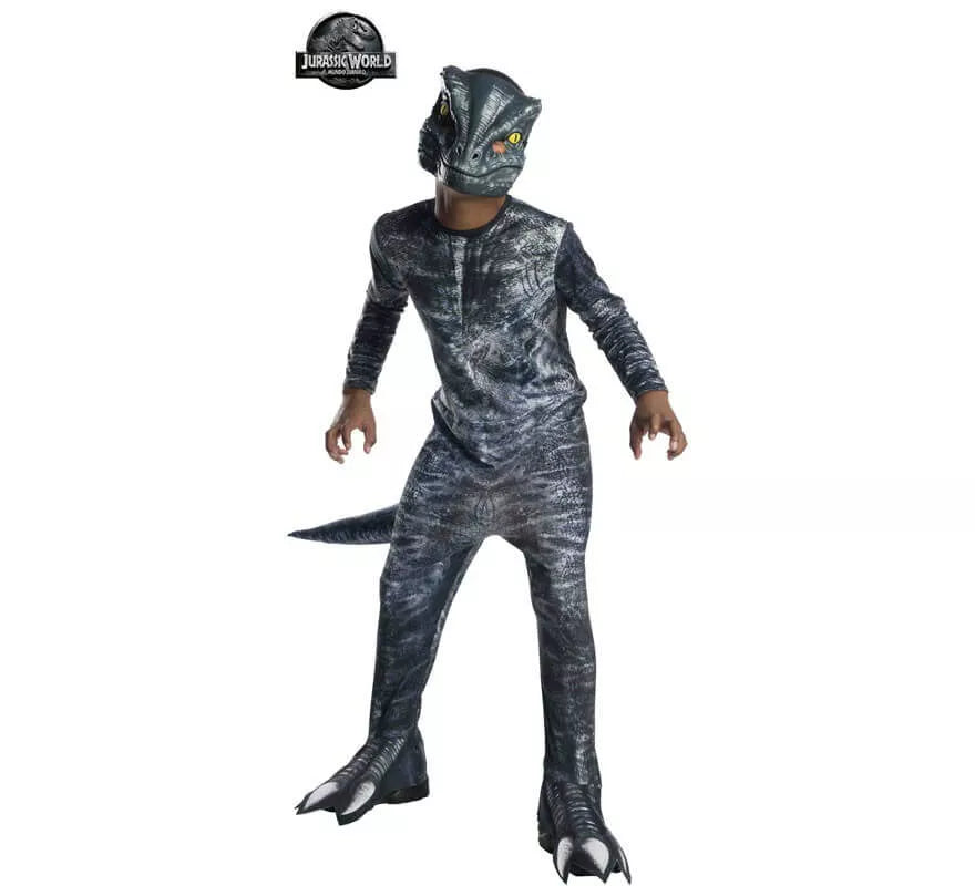 Disfraz de Velociraptor Clásico de Jurassic World para niño