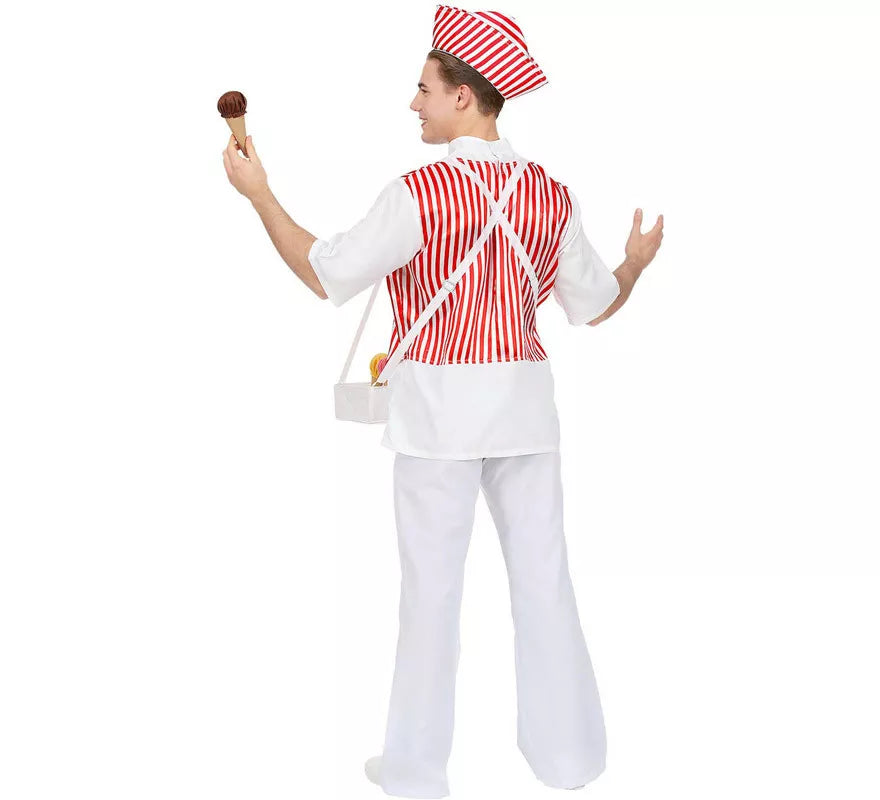 Disfraz de Vendedor de Helados Tradicional para hombre