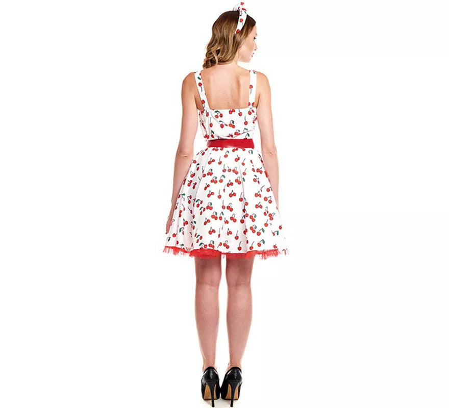 Translation missing: en.Disfraz de Vestido Cerezas Años 50 para mujer