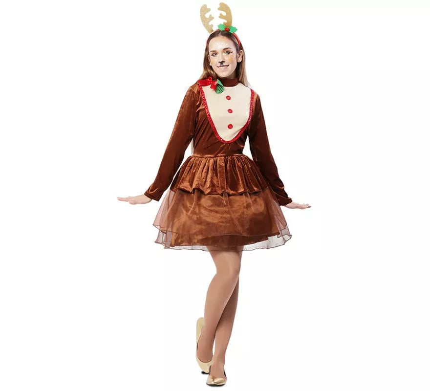 Disfraz de Vestido de Reno para mujer