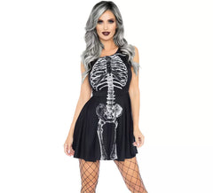 Women's Skeleton Dress Costume