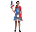 Disfraz de Vestido París Torre Eiffel para mujer