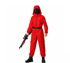 Adult Red Jumpsuit Complicit Vigilante Costume