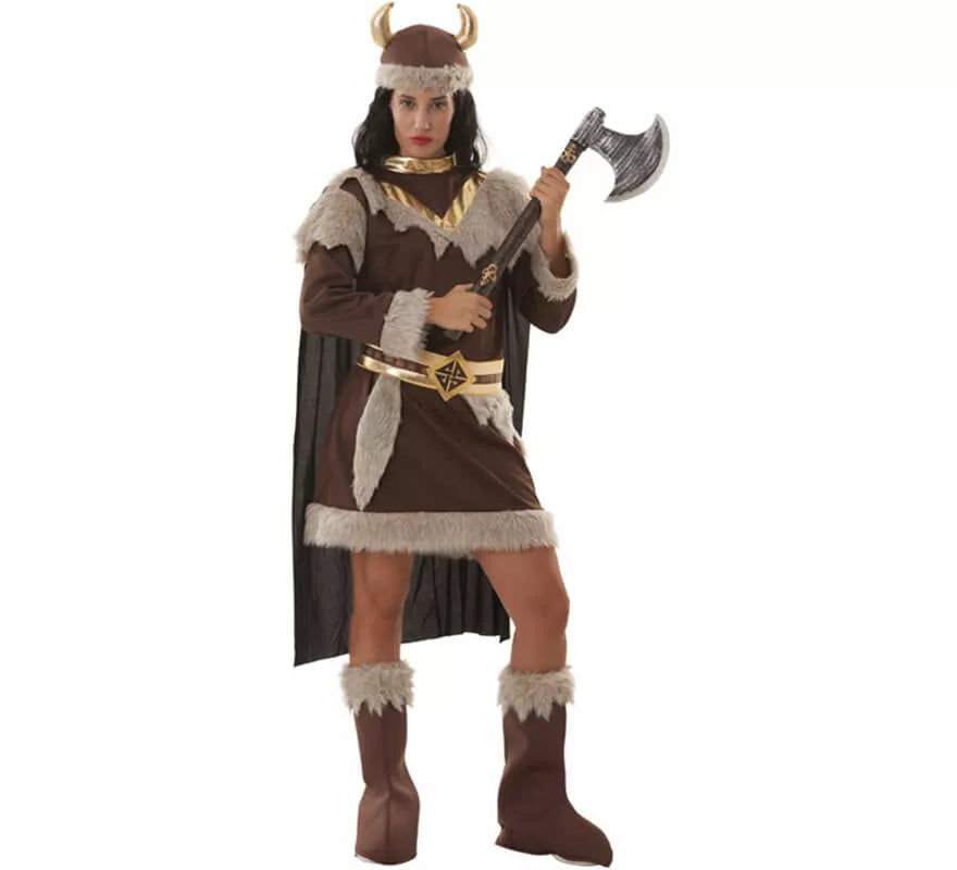 Disfraz de Vikinga para Mujer