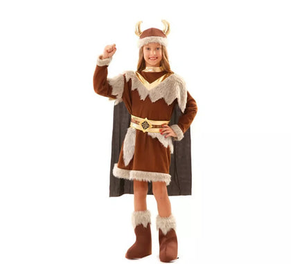 Disfraz de Vikinga para niña