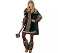Disfraz de Vikinga Verde para mujer